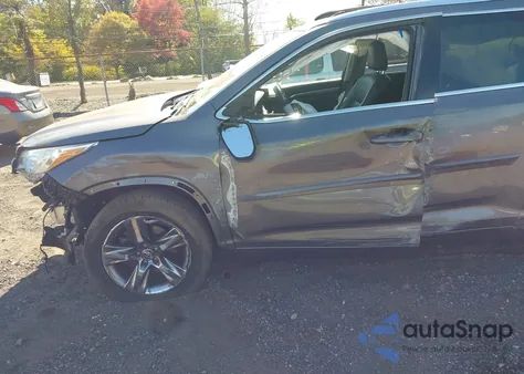 2018 Toyota Highlander Limited Platinum from USA, damaged, VIN 5TDDZRFH1JS915219